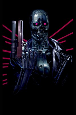 1984 The Terminator Movie Poster 11X17 Arnold Schwarznegger Sarah Connor   