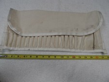White Canvas Pouch for Chisels (Craftsman, Snap-On, Other) - made in USA