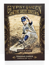 MICKEY MANTLE ~ 2011 TOPPS GYPSY QUEEN / THE GREAT ONES #GO15 ~ NEW YORK YANKEES
