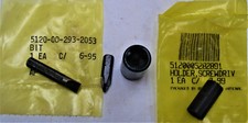 2 Socket Bit Holders 1/4" & 3/8" 1 new 1 used with 2 new screwdriver bits 1 Apex