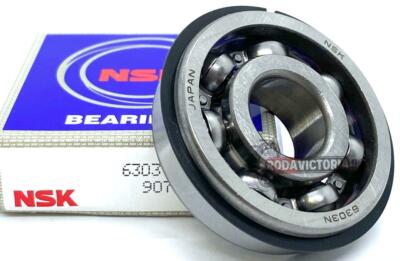 NSK JAPAN 6303 NR C3 Deep Groove Ball Bearing - Snap Ring