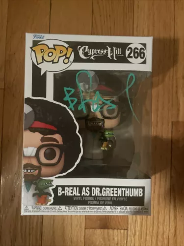 B-Real Autographed Signed Dr. Greenthumb Funko Pop Cypress Hill Beckett COA