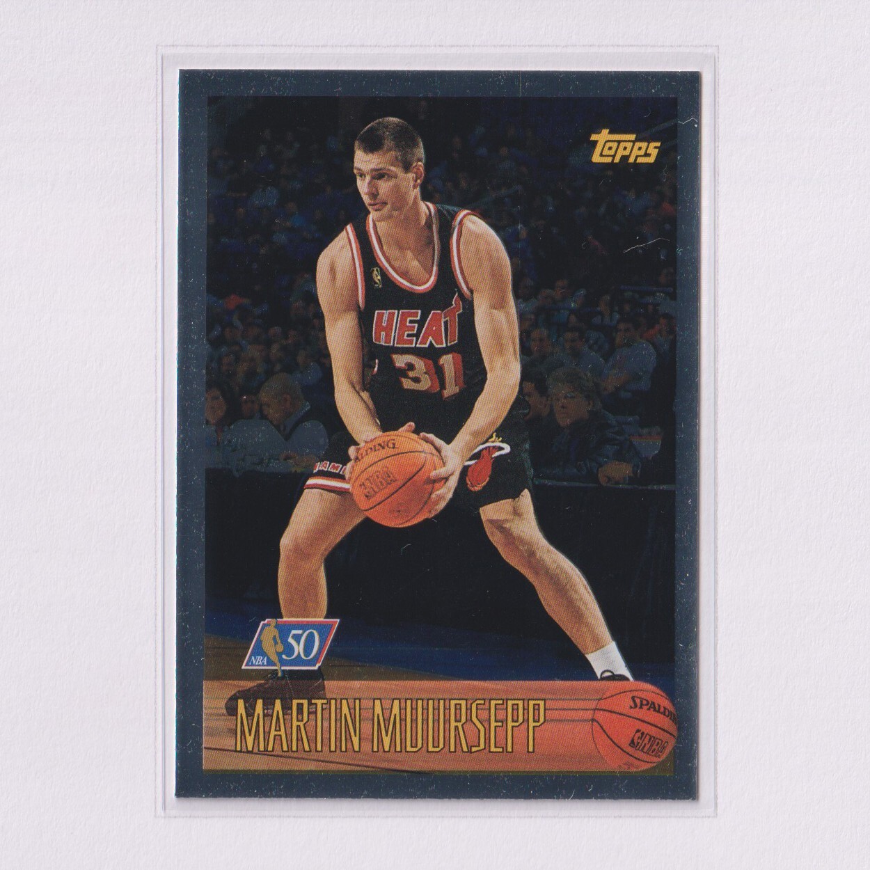1996-97 Topps NBA at 50 Silver Foil #160 Martin Muursepp RC Rookie