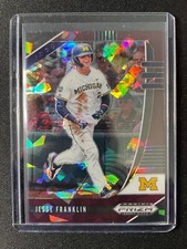 2020 Panini Prizm Draft Picks Jesse Franklin Burgundy Cracked Ice #02/23 #PDP97!