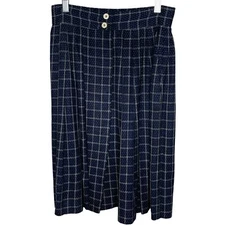 Vintage Christian Dior Women's Skirt Checked Frankie Welch Paris New York Size 6