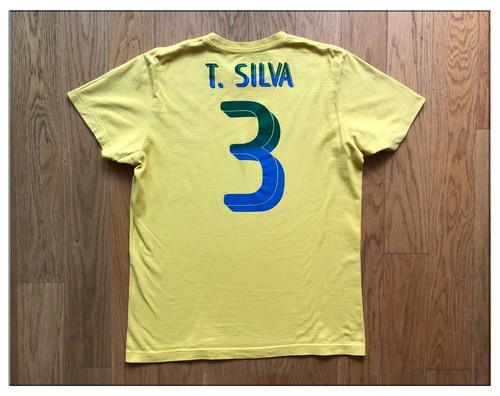 Maillot Domicile PSG 2015-2016 Nike - Bleu, Taille XS, Floqué Silva #2