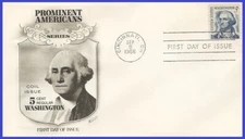USA4 #1304 U/A FLEETWOOD FDC   George Washington