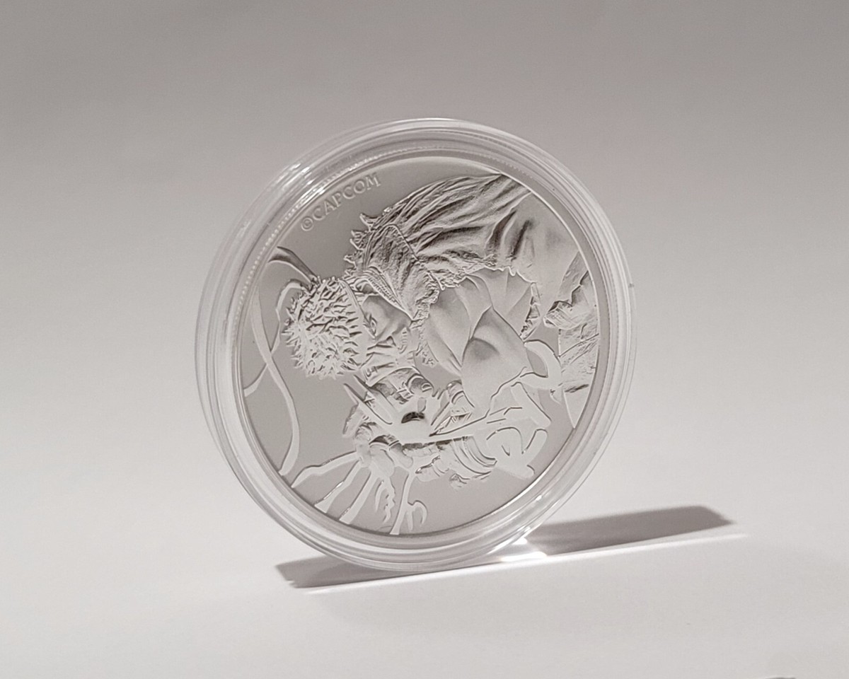 1 oz Perth Mint 2022 Ryu Street Fighter 9999 Fine Silver Bullion