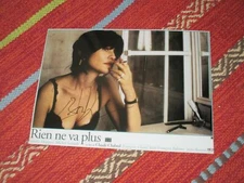 Sexy ISABELLE HUPPERT handsigned 8x12 IN PERSON!