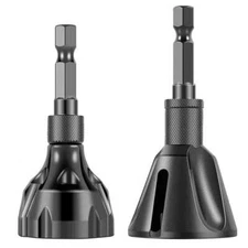 2PCS Deburring External Chamfer Tool Removing Burr Quick Release 1/4'' Hex Shank