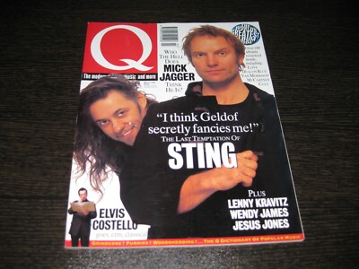 Q Magazine Zeitschrift Sting Elvis Costello Mick Jagger Nr. 78 März 1993