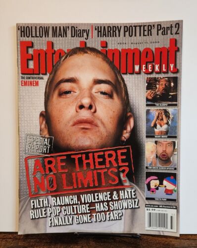 11 août 2000 EMINEM Marshall Mathers Rap CD Entertainment Weekly #554 COMME NEUF - Photo 1 sur 3