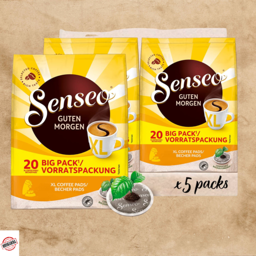 Senseo ® Pads Bonjour XL - Café Certifié Ra - 5 paquets de stock X 20 - Photo 1/3