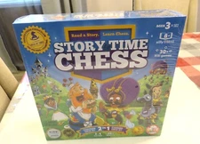 Story Time Chess, Read/Learn 2 In 1 Storybook & Standard Chess Sets NEW Sealed