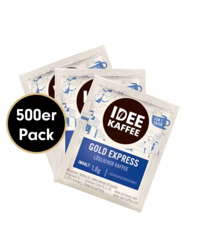 Idee Kaffee GOLD EXPRESS löslicher Kaffee, 500x1,8g