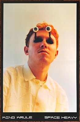 KING KRULE Space Heavy 2023 Ltd Ed New RARE Tour Poster +BONUS