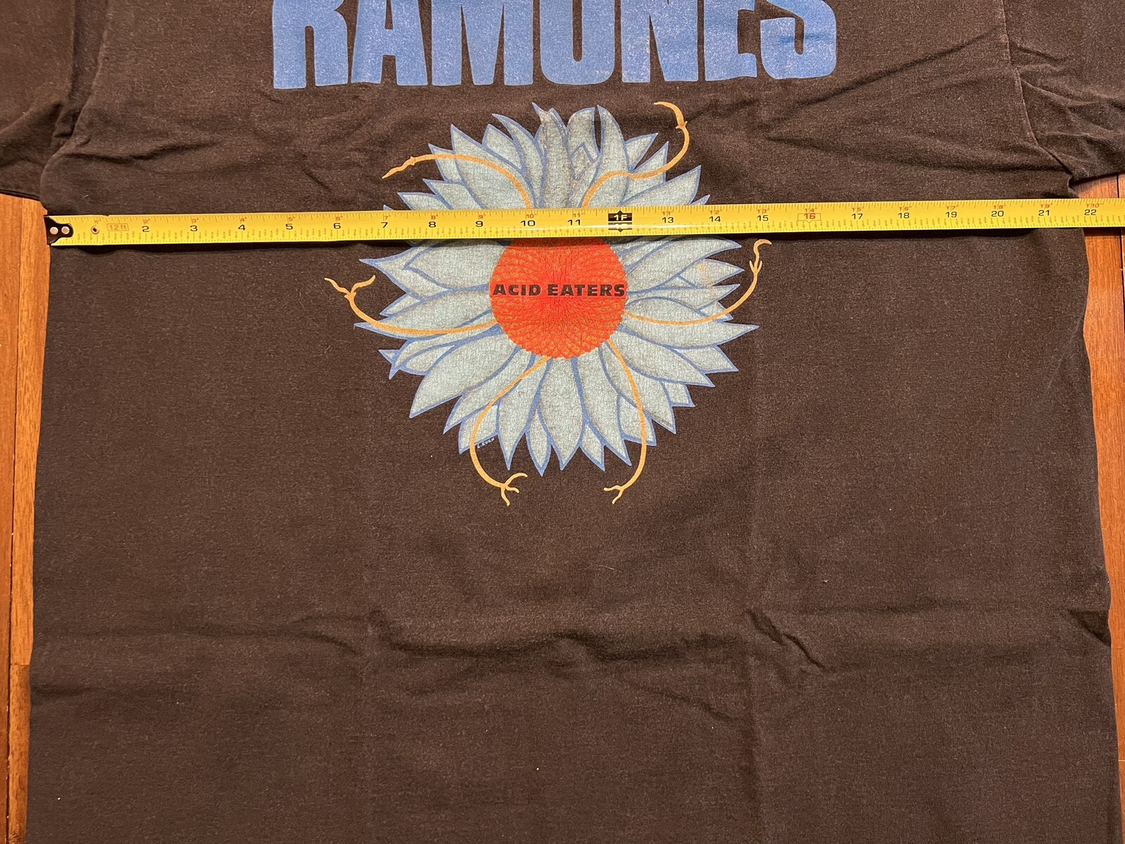 RAMONES VERY RARE VINTAGE T-SHIRT 1994 AMERICAN TOUR BLACK EXTRA LARGE image 9