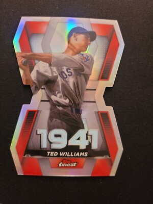2022 Finest #FCY-TW Ted Williams CAREER YEAR 1941 Die-Cut INSERT