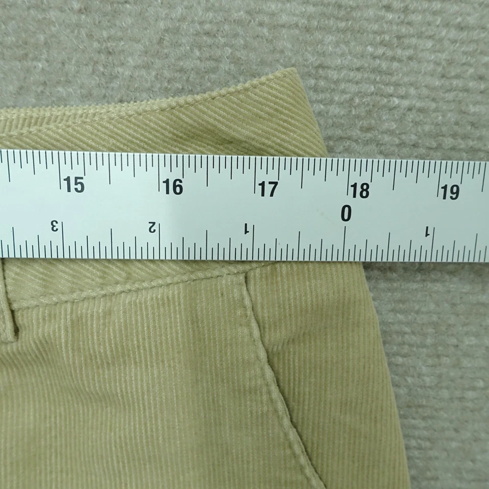 Falda Arquitecta Hasta la Rodilla Para Mujer Talla 14 Pequeña Tostada Beige Pana 100% Algodón Foto 3 de 4