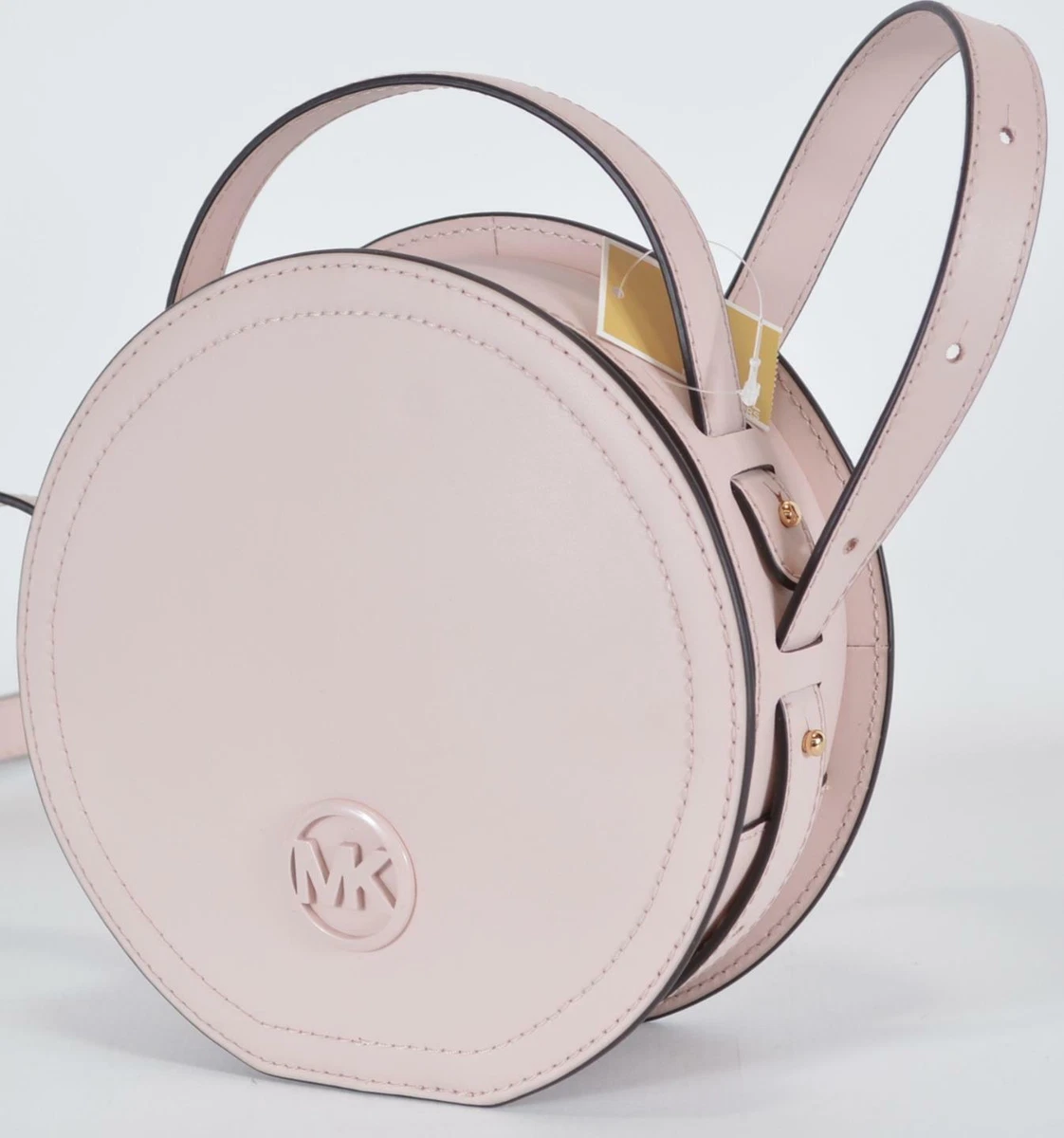 MICHAEL KORS Pink Metallic Canteen Purse