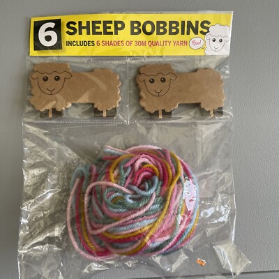 Simply knitting  ideas w/6sheep bobbins Brand New In Package