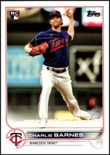  2022 Topps #641 Charlie Barnes RC