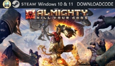 NEU PC Computer Spiel Almighty Kill Your Gods für Windows 10 11 STEAM Download
