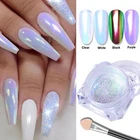 AURORA CHROME POWDER NAIL AB Unicorn MERMAID MIRROR Effect RAINBOW Opal (um)