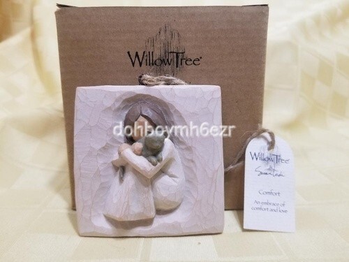 Willow Tree Susan Lordi Comfort Ornament Cat Kitten Friend #26135 with box