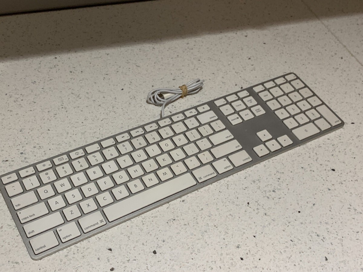 Apple keyboard A1243 有線 US配列 純正 アップル Apple A1243 USB Wired Aluminum Keyboard for iMac
