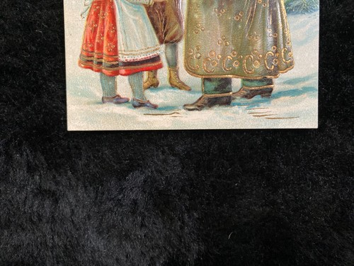~1908 Embossed Victorian (Edwardian), FATHER CHRISTMAS Postcard~ Rare Condition! - Picture 2 of 6