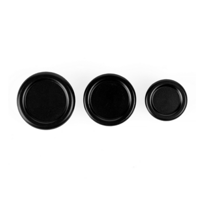 Motorcycle Frame Hole Cover Caps For Kawasaki Z900RS (2018-2021) - Black ABS Plastic Plugs, 6-Pack