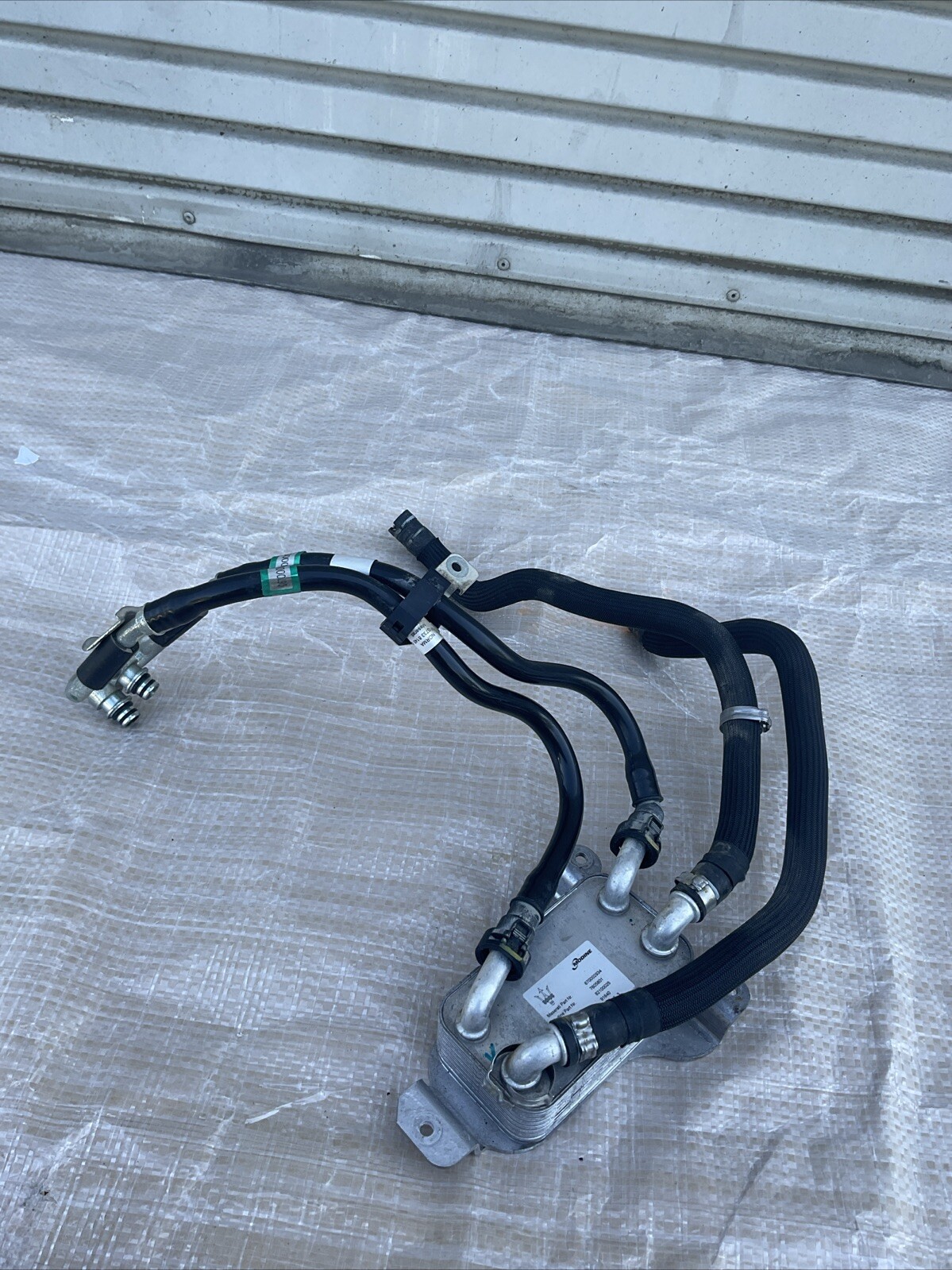 14-17 MASERATI Quattroporte 3.0L TRANSMISSION OIL COOLER HEAT EXCHANGER OEM.