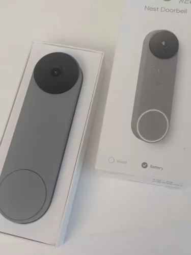 *Warning* Google Nest Battery Doorbell Cam GWX3T/Smart Video-Ash: See Pic&Video