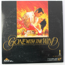 GONE WITH THE WIND, REMASTERED EXTENDED PLAY EDITION laserdisc LD, 2 DISC SET