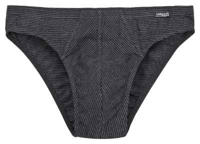 3 x  Ammann Herren Unterhose Mini-Slip Minislip  10170-183 anthrazit  Gr. 8
