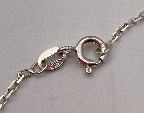 STERLING SILVER 925 MONOGRAMMED PENDANT CHAIN NECKLACE - 第 5/5 張圖片