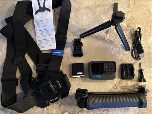 GoPro Hero10 Black Hero 10 + Extras  Broken Rear LCD (2ab-)