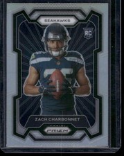 2023 Panini Prizm #314 Zach Charbonnet Rookie Variations Prizms Silver RC - B174