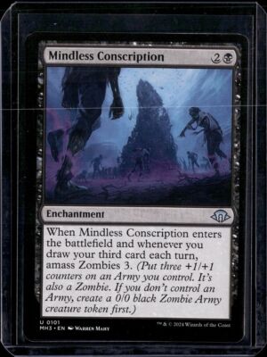 Mindless Conscription - 101 - MH3 - NM - MTG Magic the Gathering