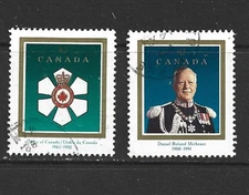 CANADA - 1992 ROLAND MICHENER - SCOTT 1446 TO 1447 - USED