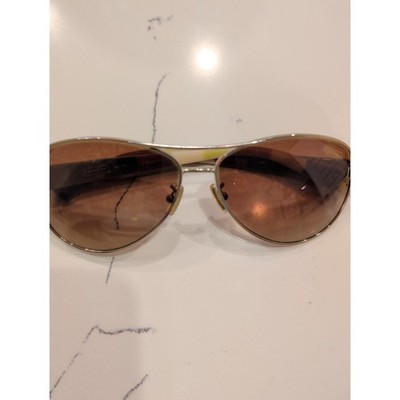 Coach HC 7003 L012 Kristina 9013/T5 Gold/Brown Pilot Sunglasses 59-13-135