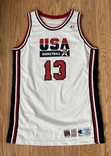 Authentic Pro-Cut 1994 Shaquille O'Neal USA Dream Team 2 Jersey Champion 52 +4