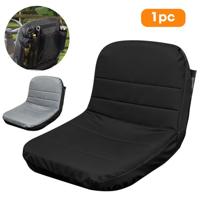 #ad Lawn Mower Tractor Seat Cover Padded Comfort Pad amp; 4 Pockets for Toro Husqvarna $17.83