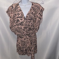 Malai Hawaiian Wrap Dress Small pink Anthropologie