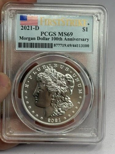 2021 D Morgan Dollar PCGS MS69