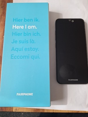 Fairphone 3 64GB Dual Sim Schwarz Android Gebraucht