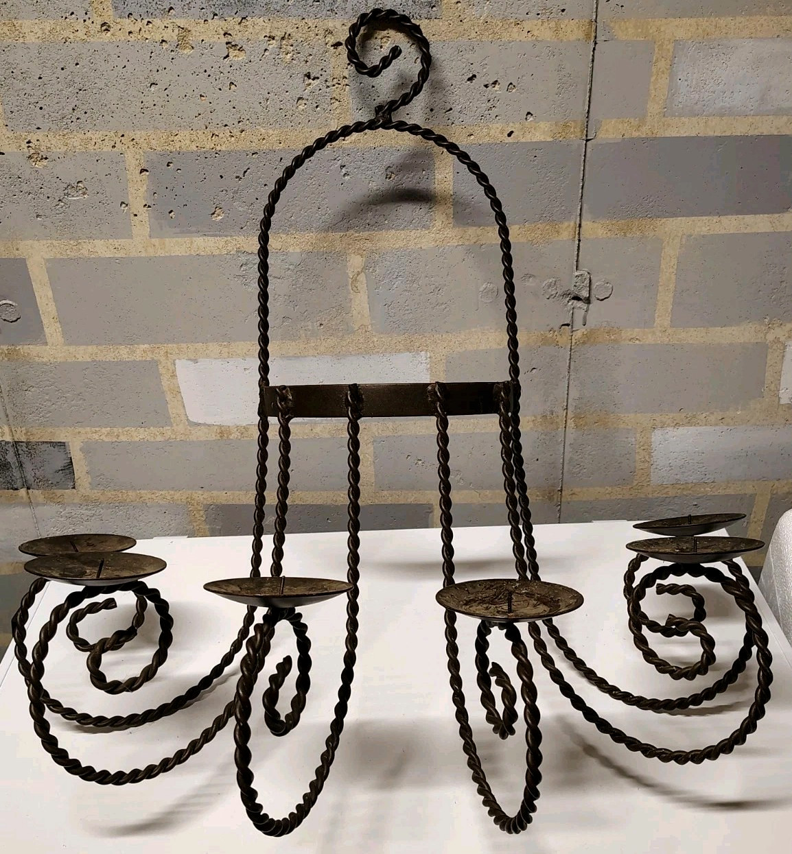 Sconce Rope Candelabra Gothic Medieval