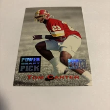 1993 Pro Set Power Tom Carter #PDP28 Washington Redskins