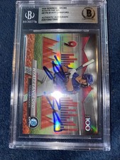 2024 Bowman Chrome WYATT LANGFORD Scout's Top 100 #BTP-9 On Card Auto